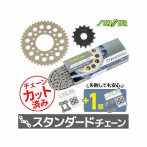 サンスター グラディウス400 KS3D401 チェーン＆スプロケ3点セット（スタンダード） SUNSTAR バイク