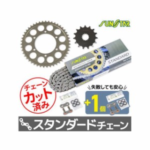 サンスター デイトナ675 デイトナ675R KS4A411 チェーン＆スプロケ3点セット（スタンダード） SUNSTAR バイク