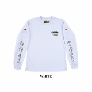 ベイツ BAT-L56M クールテックスロングスリーブTシャツ（ホワイト） サイズ：M BATES バイク