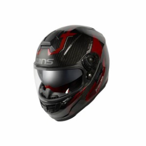 ウインズヘルメット A-FORCE RS FLASH type C（カーボン×アイアンレッド） サイズ：L WINS バイク
