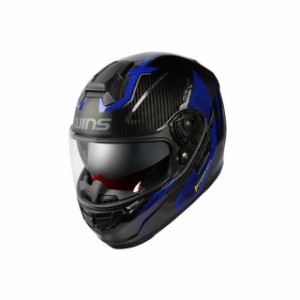 ウインズヘルメット A-FORCE RS FLASH type C（カーボン×アルマイトブルー） サイズ：M-Slim WINS バイク