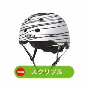 Melonhelmets（自転車） スクリブル サイズ：XL-XXL Melonhelmets 自転車