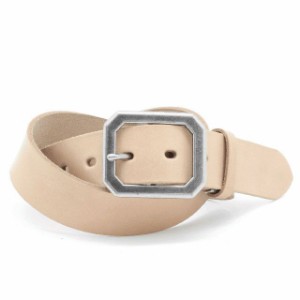 LOCAL WORKS CLASSICO 40mm幅 CUT CORNER SQUARE BUCKLE BELT　（タン） LOCAL WORKS …