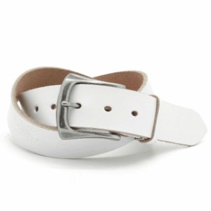 LOCAL WORKS CLASSICO 40mm幅 FIN BUCKLE BELT（ホワイト） LOCAL WORKS バイク