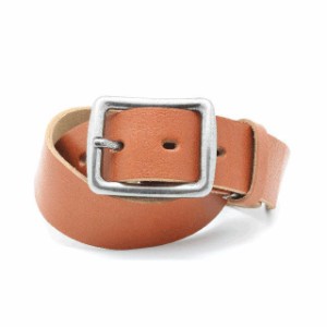 LOCAL WORKS VACHETTA 40mm幅 CURVE BUCKLE BELT（ブラウン） LOCAL WORKS バイク