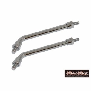 マッドマックス 汎用 バイク用 Z2タイプ 補修 交換用 ミドルミラーステー 10MM 2本（メッキ） MADMAX バイク