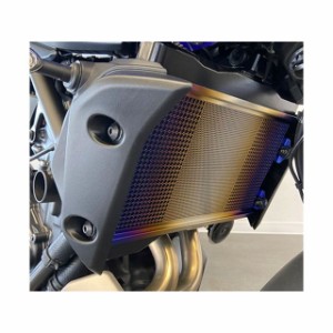 チタニウムパワー MT-07 チタン ラジエターコアガード for YAMAHA MT07（2021-）/（ブルーグラデーション） Titanium…