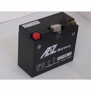 エーゼット 汎用 オートバイ用バッテリー AT12B-4（液入充電済） AZ バイク