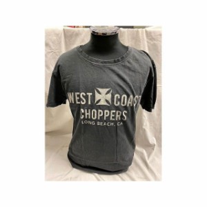 ウエストコーストチョッパーズ ヴィンテージ風半袖Tシャツ（ブラック） サイズ：M WEST COAST CHOPPERS バイク