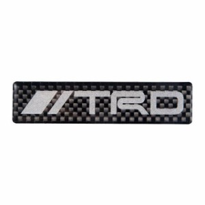 【メーカー直送】TRD カーボンステッカー ロゴタイプ（toyota/トヨタ） TRD 日用品