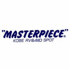 【メーカー直送】マスターピース 『MASTERPIECE』ステッカー（ネイビー） MASTER PIECE 車 自動車