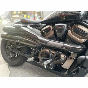 モーターステージ RH1250S スポーツスターS ドライカーボン マフラーヒートガード MOTOR STAGE バイク