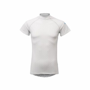 フリーズテック パフォーマンス 冷却インナーシャツ 半袖ローネック（ホワイト） サイズ：XL FREEZE TECH バイク