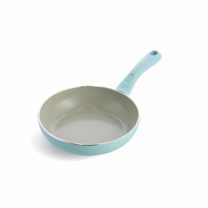 グリーンシェフ アースカラー フライパン 20cm CC005419-004（ミントグリーン） GREENCHEF 日用品