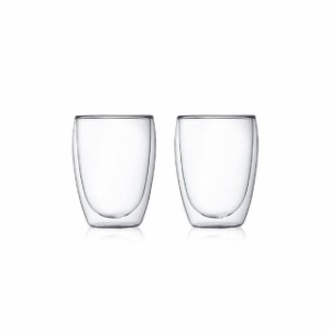 bodum パヴィーナ ダブルウォールグラス0.36L 2pcs 4559-10 bodum 日用品