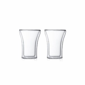 bodum アッサム ダブルウォールグラス0.25L 2pcs 4556-10 bodum 日用品