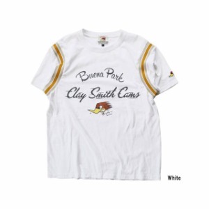 クレイスミス CSY-2808 SWEATY Tシャツ（ホワイト） サイズ：M Clay Smith バイク