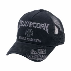 イエローコーン YC-010 CAP（ブラック/ガンメタ） YeLLOW CORN バイク