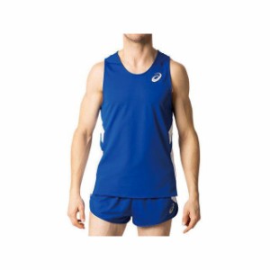 アシックス 2091A124 RUNNING SHIRT（アシックスブルー） サイズ：M ASICS キャンプ