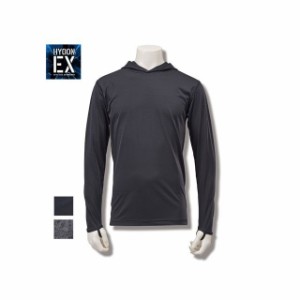 FREEKNOT HYOON EX フーデッドアンダーシャツ（ブラック） サイズ：L FREEKNOT バイク