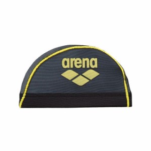 arena ARN-6414 メッシュキャップ（ブラック×Fイエロー） サイズ：L arena キャンプ