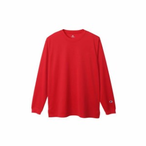 チャンピオン C3-XS491 LONG SLEEVE T-SH（スカーレット） サイズ：S champion キャンプ