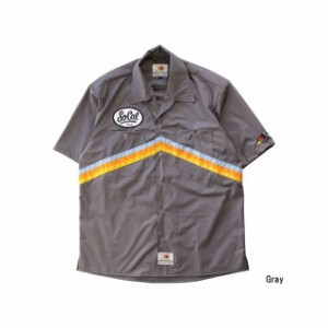 クレイスミス CSY-3907 HEADER ワークシャツ（グレー） サイズ：M Clay Smith バイク