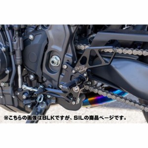 オーバーレーシング MT-09 バックステップ 2by2ポジション（シルバー） OVER RACING バイク