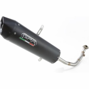 ジーピーアール その他のモデル Exhaust System Sym Simphony 125 S-SR 2008/14 Racing full s…