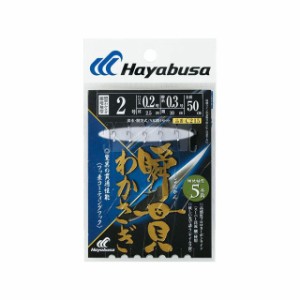 HAYABUSA 瞬貫わかさぎ 細地袖型 5本鈎 C215 1.5号 ハリス0.2 Hayabusa キャンプ