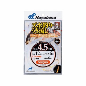 HAYABUSA 真鯛・イサキズボ釣り・ウキ流し 4.5m3本 SE260 12号 ハリス6 Hayabusa キャンプ