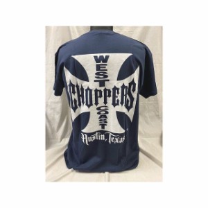 ウエストコーストチョッパーズ OGロゴ 半袖Tシャツ（ネイビー） サイズ：XLサイズ WEST COAST CHOPPERS バイク