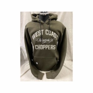 ウエストコーストチョッパーズ パーカー（オリーブグリーン） サイズ：Mサイズ WEST COAST CHOPPERS バイク