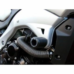 アールアンドジー GSR400 GSR600 クラッシュプロテクター（ブラック） R&G バイク