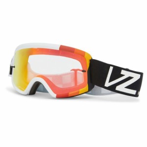 ボンジッパー ビーフィーゴーグル ヘイズ（ホワイト/ブラック/クリアクロームオレンジレンズ） VONZIPPER バイク