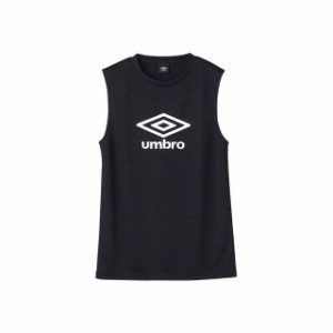 アンブロ UUUXJA66 ノ−スリ−ブプラシャツ（ブラック） サイズ：M umbro キャンプ