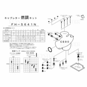 キースター ベンリィCS90 燃調キット CS90用キャブレター オーバーホール＆セッティングパーツセット KEYSTER バイク