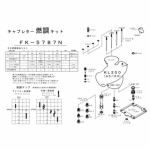 キースター KL250 燃調キット KL250（A3-A4）用キャブレター オーバーホール＆セッティングパーツセット KEYSTER バイク