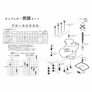 キースター ZRX400 ZRX400-2 燃調キット ZRX/ZR400（E7-E10）/ZRX-II/ZR400（F7-F10）用キャブレター …