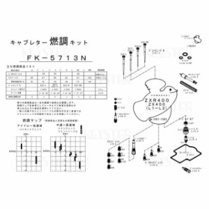 キースター ZXR400 燃調キット ZXR400/ZX400（L1-L2）用キャブレター オーバーホール＆セッティングパーツセット KEYSTER…