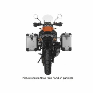 ツアラテック ZEGA Pro アルミパニアシステム【アルマイトシルバー】 31L＋38L KTM 1050 Adventure/1290 Supe…