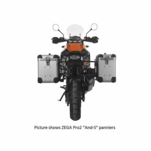 ツアラテック ZEGA Pro アルミパニアシステム【アルマイトシルバー】 38L＋45L KTM 1050 Adventure/1290 Supe…