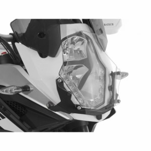 ツアラテック 1190アドベンチャー ヘッドライトプロテクター（クリア）クイックリリース版 KTM 1190 ADV 「ブラック」 TOURATEC…