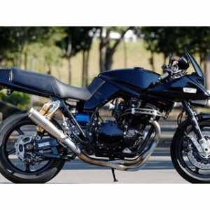 ナイトロレーシング GSX1100Sカタナ 4in1 手曲げチタンEXマフラー UPタイプ コニカルチタンサイレンサー V-1 サイレンサーサイズ：…