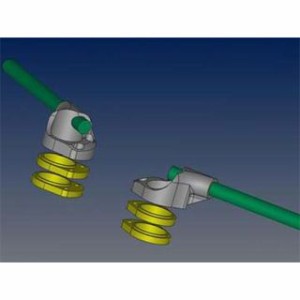 ビートジャパン ニンジャZX-14R マルチハンドル専用スペーサー（2枚1セット/10mm UP） カラー：ブラック BEET バイク