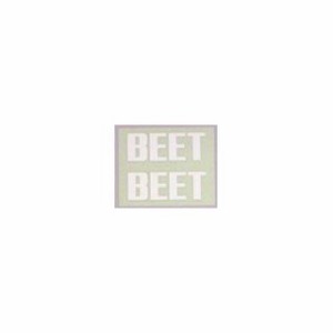 ビートジャパン BEET ステッカー SMALL カラー：白 BEET 日用品