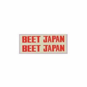 ビートジャパン BEET JAPAN ステッカー カラー：赤 BEET 日用品