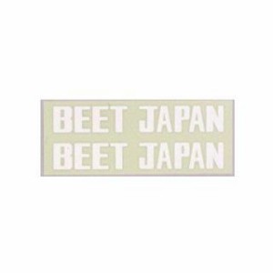 ビートジャパン BEET JAPAN ステッカー カラー：白 BEET 日用品