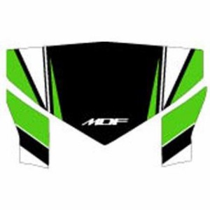 【メーカー直送】エムディーエフ KLX250 KLX250（08-） グラフィックキット アタッカーモデル グリーンタイプ タイプ：ライトカウルセッ