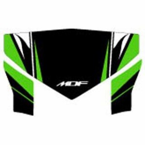 【メーカー直送】エムディーエフ KLX250 KLX250（08-） グラフィックキット ファイアーモデル グリーンタイプ タイプ：ライトカウルセッ